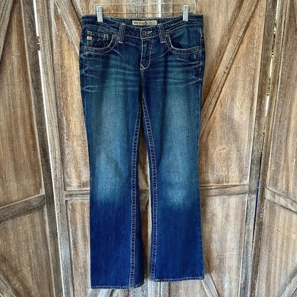 Big Star Casey K Low Rise Boot Cut Jeans - Picture 2 of 9